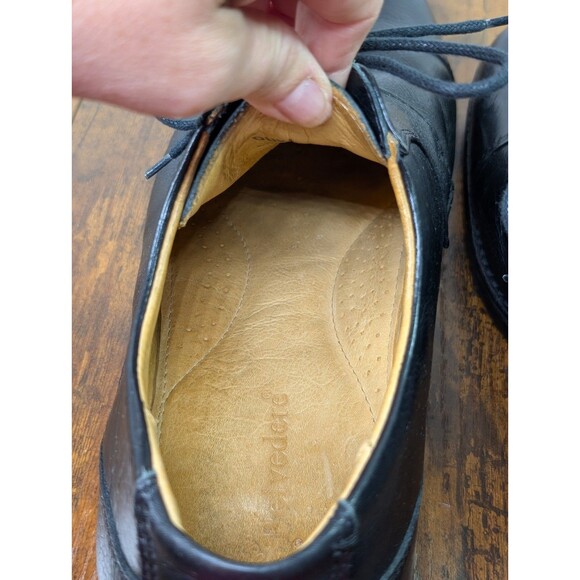 Studio Belvedere Shoes Mens 12 D Duke Dress Cap Toe Oxford Black Leather Lace Up main image 8